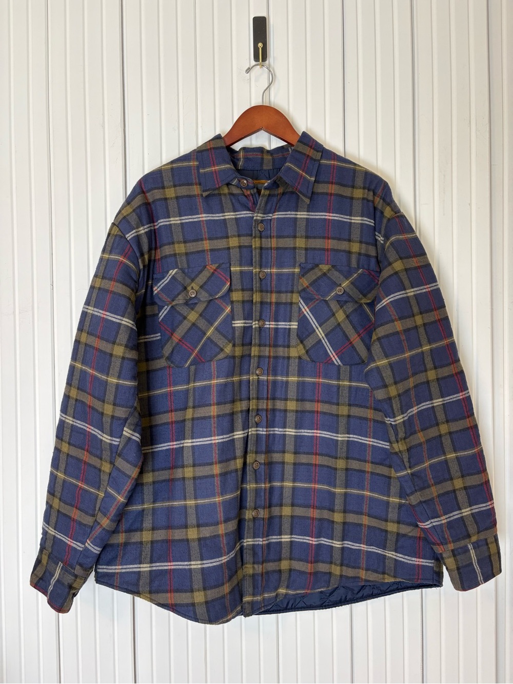 VTG St Johns Bay Men’s Jacket XLT Flannel Quilted Lined Chore Barn Outdoor Heavy